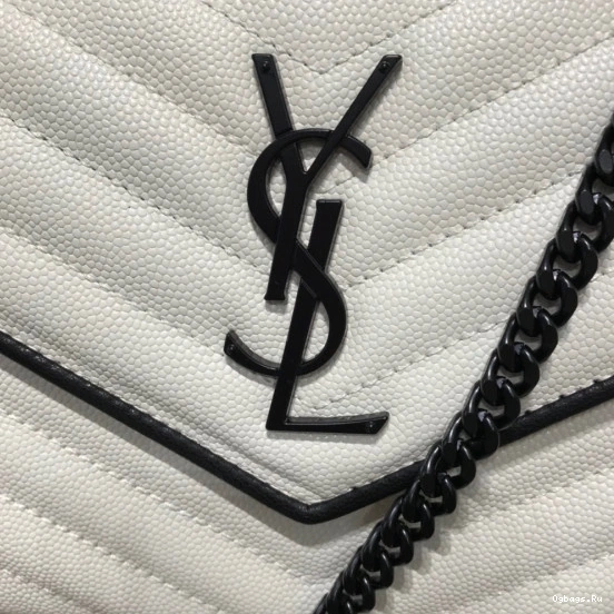 MATELASSÉ CHAIN WALLET CASSANDRE YSL 0715